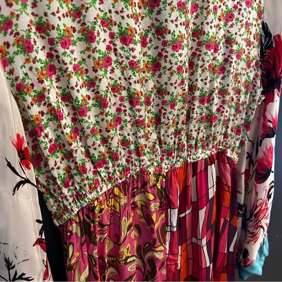 NWT River Island mixed floral print mini dress | size 12 - Picture 9 of 13